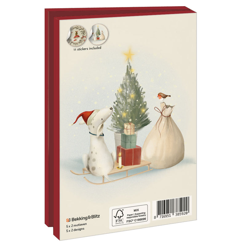 Festive wishes, Nicole Evans (incl. sluitstickers)