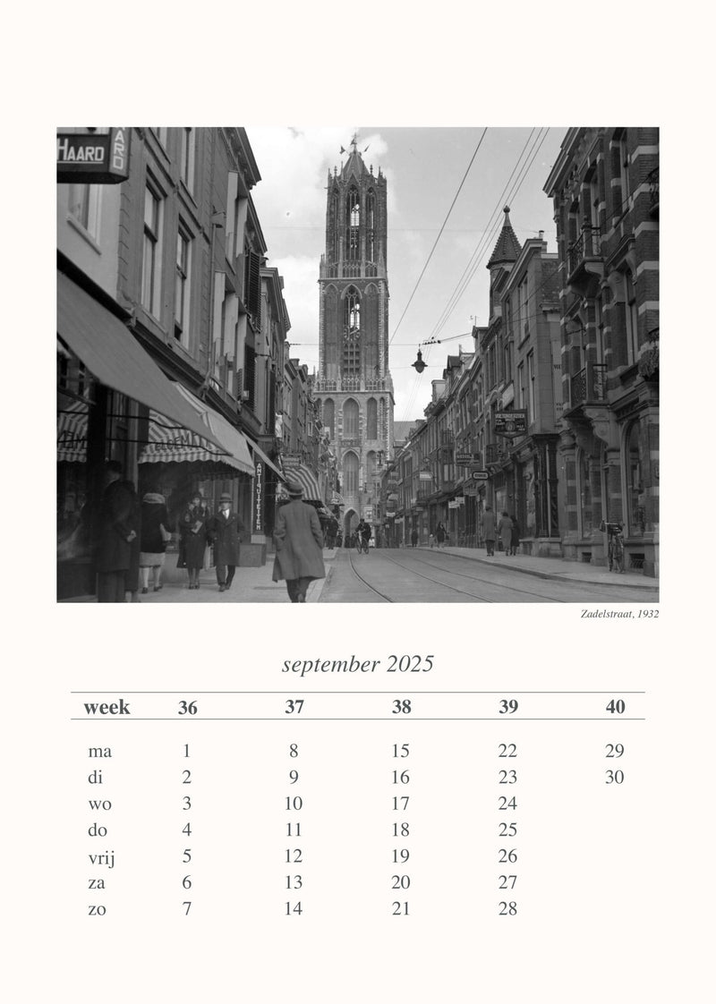 De Oud Utrecht jaarkalender 2025 - Catch Utrecht