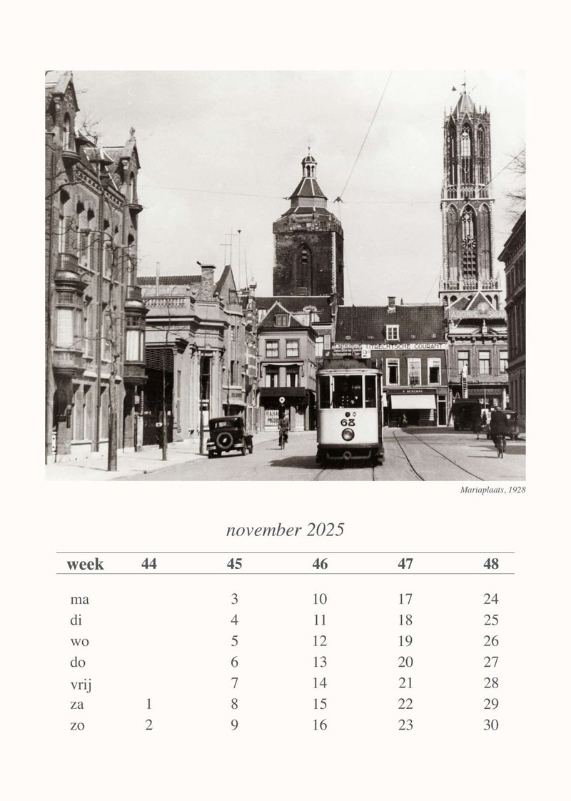 De Oud Utrecht jaarkalender 2025 - Catch Utrecht