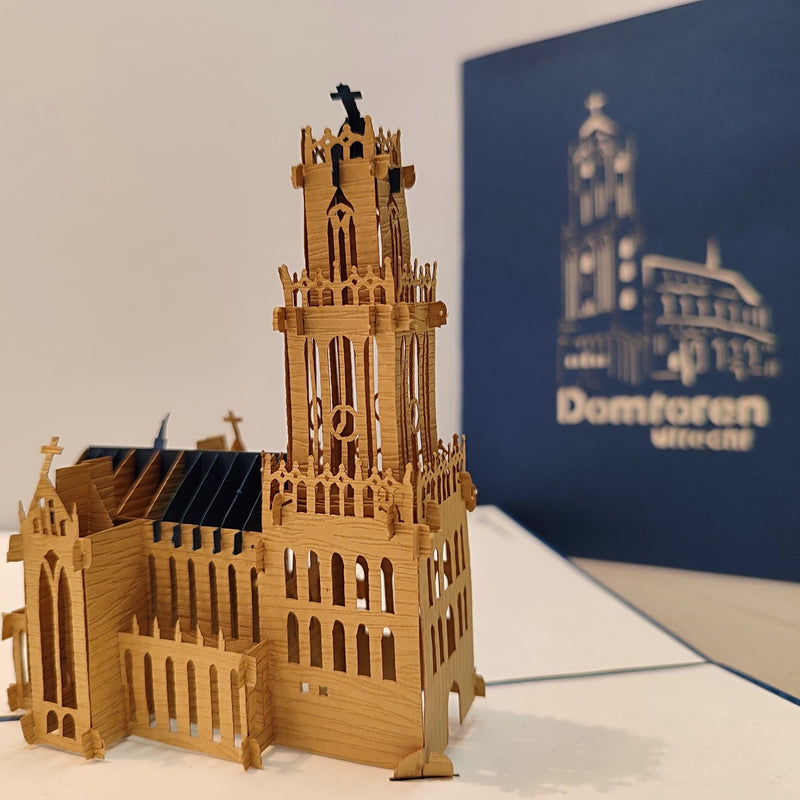 Domtoren met kerk - Pop - Up kaart - Catch Utrecht