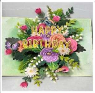 Happy Birthday - Pop - Up kaart - Catch Utrecht