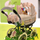 Kinderwagen met baby - Pop - Up kaart - Catch Utrecht
