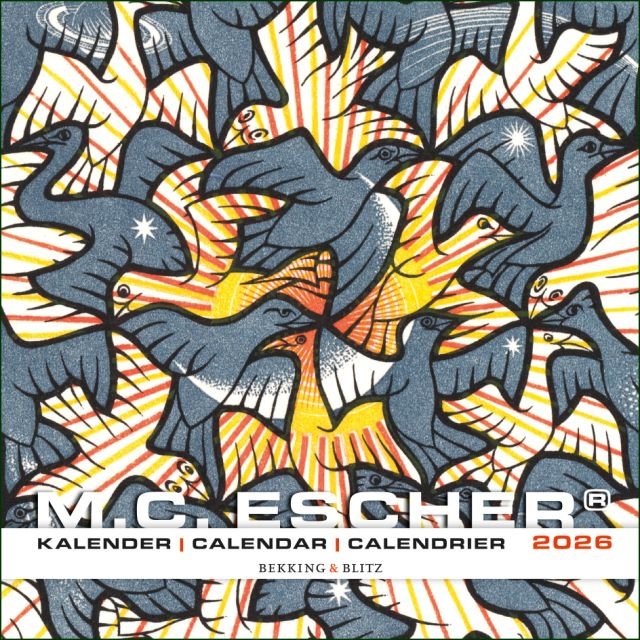 M.C. Escher - Mini Maandkalender 2026 - Catch Utrecht