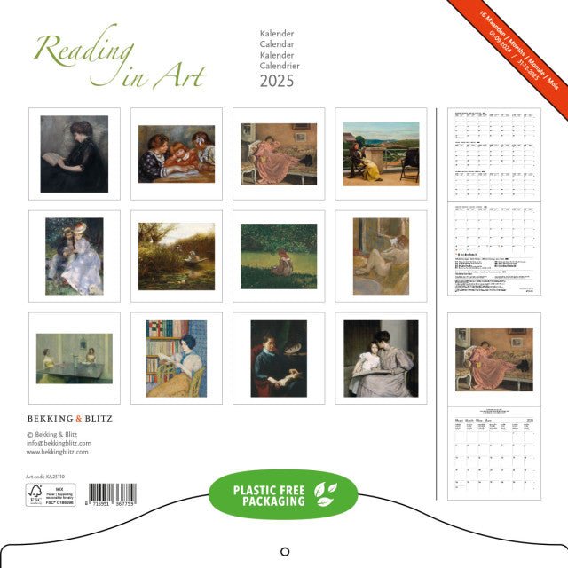 Reading in Art - Jaarkalender 2025 - Catch Utrecht