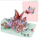 Vlinders in bloemen - Pop - Up kaart - Catch Utrecht