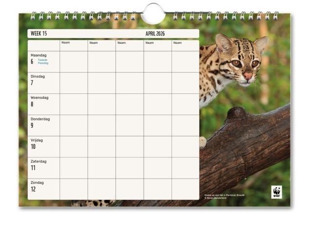 Wereld Natuur Fonds (WNF) - Familie planner 2026 - Catch Utrecht