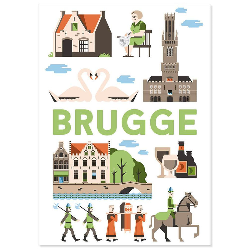 Ansichtkaart Iconisch, Brugge - Catch Utrecht