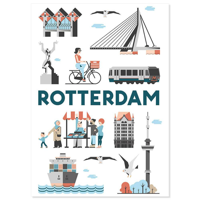 Ansichtkaart Iconisch, Rotterdam - Catch Utrecht
