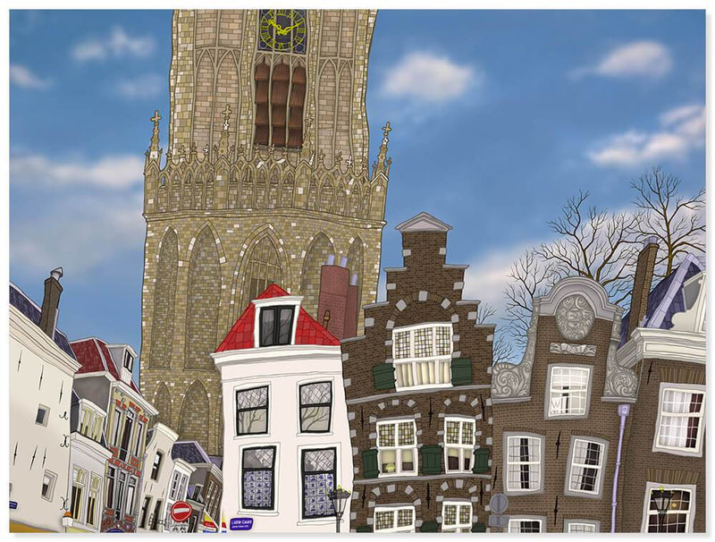 Lichte Gaard met Dom, Utrecht (2 versies) - Catch Utrecht