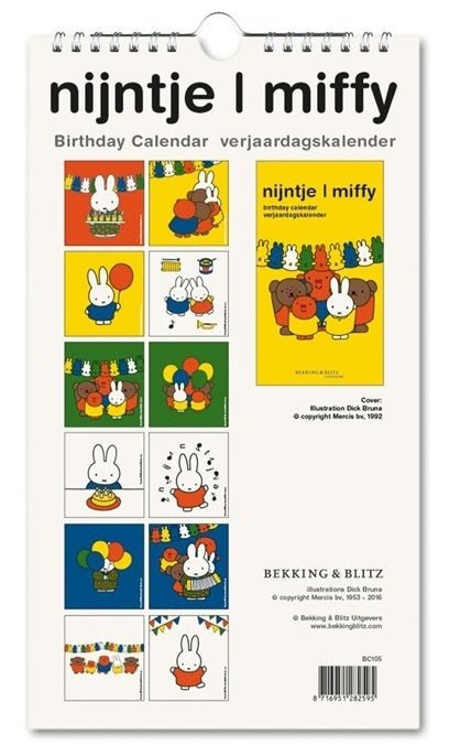 Nijntje | Miffy, verjaardagskalender - Catch Utrecht