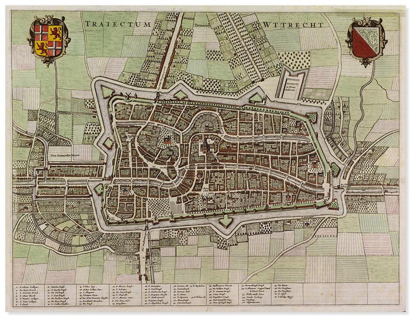 Stadsplattegrond Utrecht, Blaeu 1 - Catch Utrecht