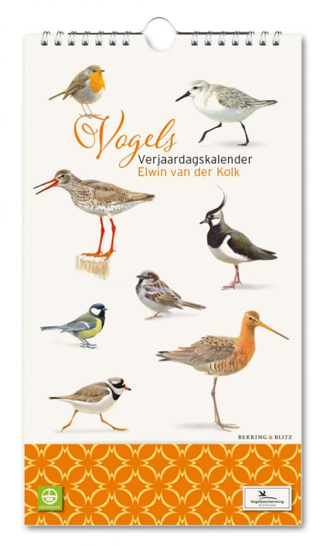 Vogels, Elwin van der Kolk, Vogelbescherming - Natuurpunt, verjaardagskalender - Catch Utrecht