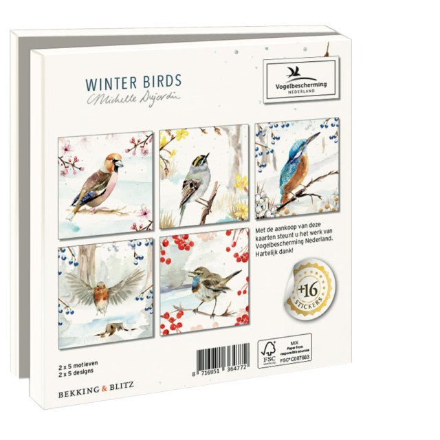 Winterbirds, Michelle Dujardin, Vogelbescherming (incl. sluitstickers) - Catch Utrecht